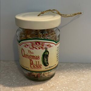 The Christmas Pickle Ornament Jar